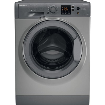 Hotpoint NSWM945CGGUKN 9kg Washing Machine with 1400 rpm - Graphite - B Rated 